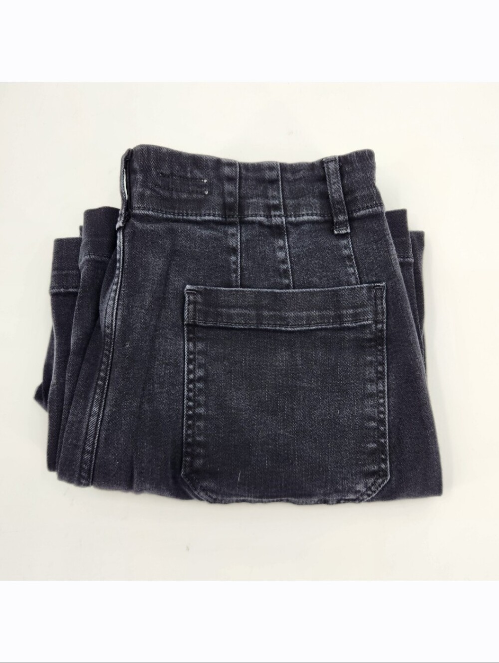 Pilcro The Skipper Jean Womens Size 33 Black High Rise Wide Leg